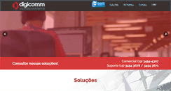Desktop Screenshot of digicomm.com.br